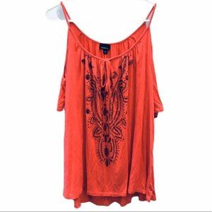 Torrid tank cut out shirt short sleeve plus 1XL